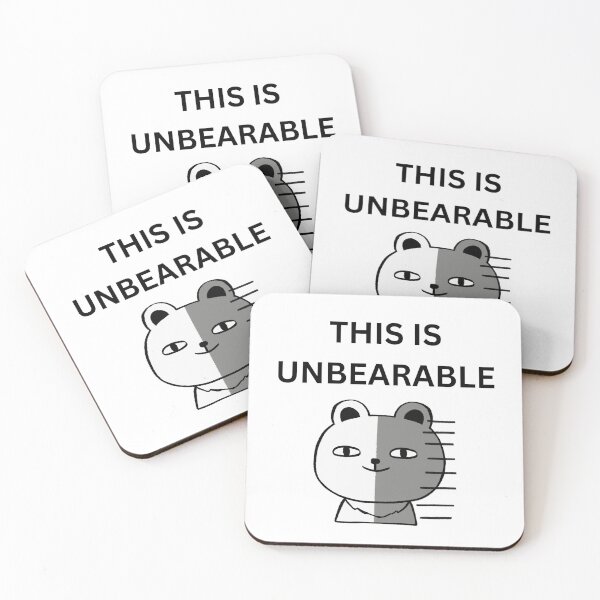 Item preview, This is Unbearable designed and sold by CarefulCreation.