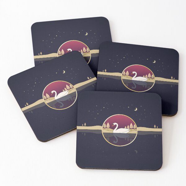 Item preview, Elegant Swan Illustration designed and sold by Krameri Creations.