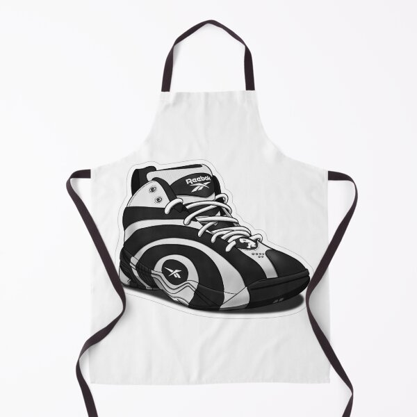Item preview, Retro Shaq Basketball Sneaker Illustration – Minimalist Black & White Streetwear Art designed and sold by Jus3na.