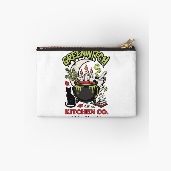Item preview, Greenwitch Kitchen Witch Cauldron Halloween Design Graphic Tee v13 designed and sold by DarylWelsh2024.