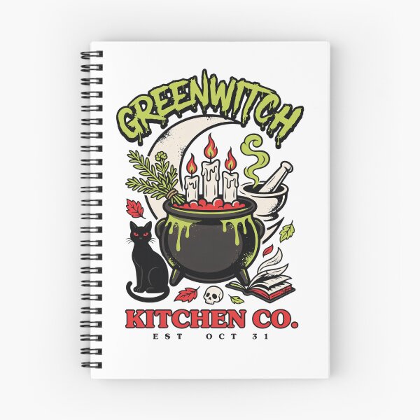 Item preview, Greenwitch Kitchen Witch Cauldron Halloween Design Graphic Tee v13 designed and sold by DarylWelsh2024.
