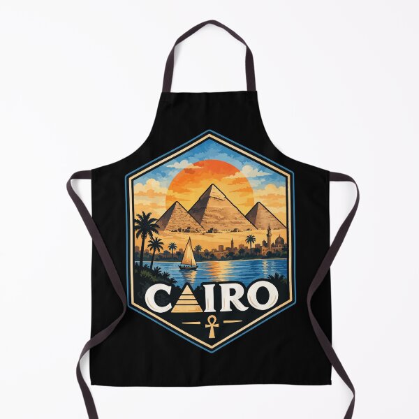 Item preview, Cairo Egypt Piramids Watercolor Art Travel designed and sold by TomFrontierArt.