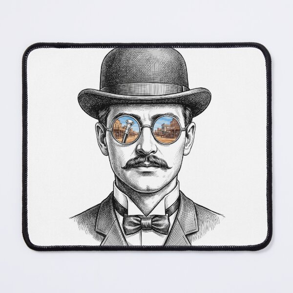 Item preview, Bat Masterson Iconic Cane Shades Reflection designed and sold by Bad-Decisions-Designs.