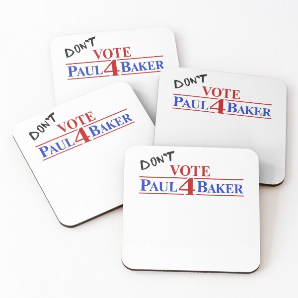 Item preview, Dont Vote Paul 4 Baker Political Campaign Anti Vote Statement Fan Apparel designed and sold by slmfams.