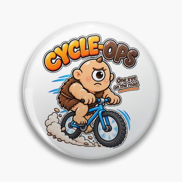 Item preview, Cyclops Cycling Funny Greek Mythology Pun designed and sold by Enoch-creator.