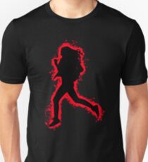 Silhouette fit red and black silhouette Unisex T-Shirt