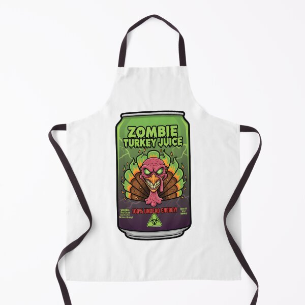 Item preview, Zombie Turkey Juice – Funny Thanksgiving Horror Art designed and sold by VibranPalette.