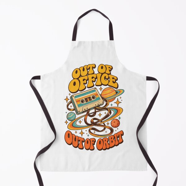 Item preview, Out Of Office Out Of Orbit Funny Retro Cassette Space designed and sold by ZAKE-store.