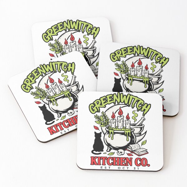 Item preview, Greenwitch Kitchen Witch Cauldron Halloween Design Graphic Tee v14 designed and sold by DarylWelsh2024.