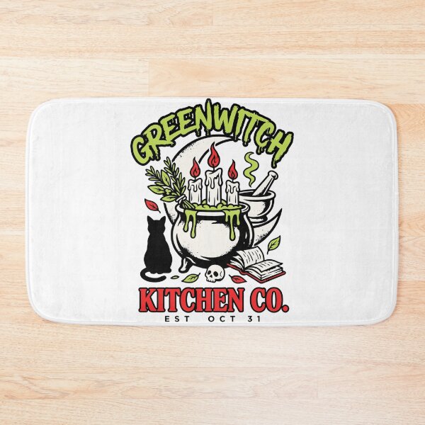 Item preview, Greenwitch Kitchen Witch Cauldron Halloween Design Graphic Tee v14 designed and sold by DarylWelsh2024.