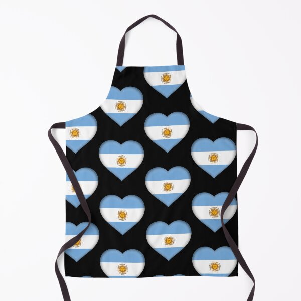 Aperçu de l'œuvre Cœur Drapeau Argentine 3D - Cadeau Amour Argentine créée et vendue par YAZ.