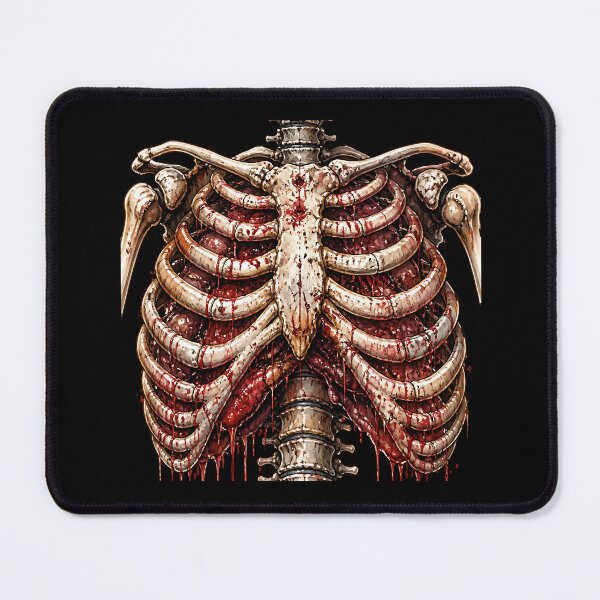 Item preview, Zombie Rib Cage Horror Anatomy Dark Gothic Artwork designed and sold by Wilcox PhotoArt.