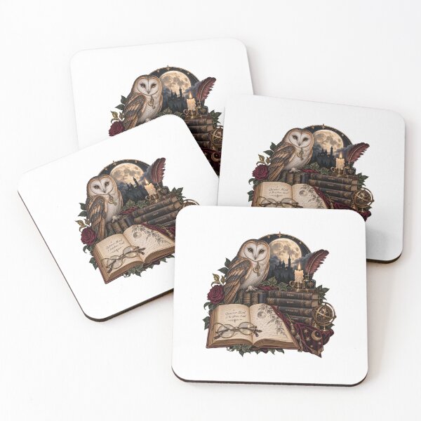 Item preview, Dark Academia Owl  designed and sold by Whimsy Petal and Co..