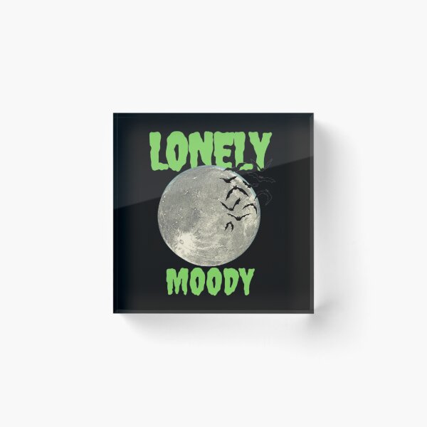 Item preview, Lonely Moody Aesthetic Gothic Moon and Bats designed and sold by Xyshope.