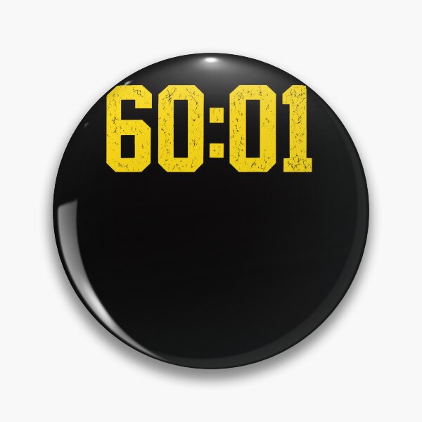 Item preview, 60 01 Distressed Yellow Bold Number Sports Jersey Style Fan Apparel designed and sold by Sendowart.