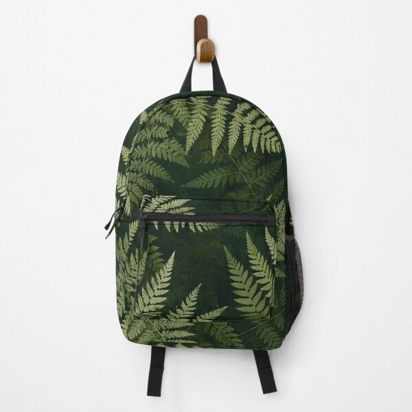 Item preview, Vintage Botanical Fern Leaves Dark Green Line Art designed and sold by Sybille-Yates.
