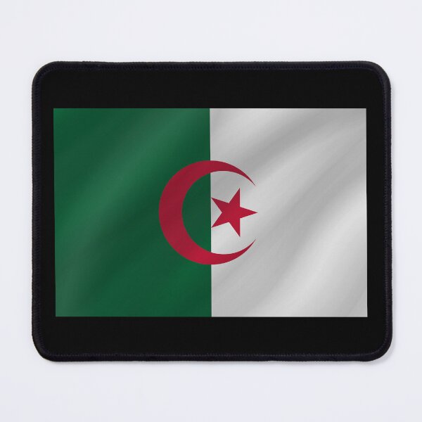 Item preview, Algerian Flag Wave Algeria Pride Design designed and sold by yazdogs.