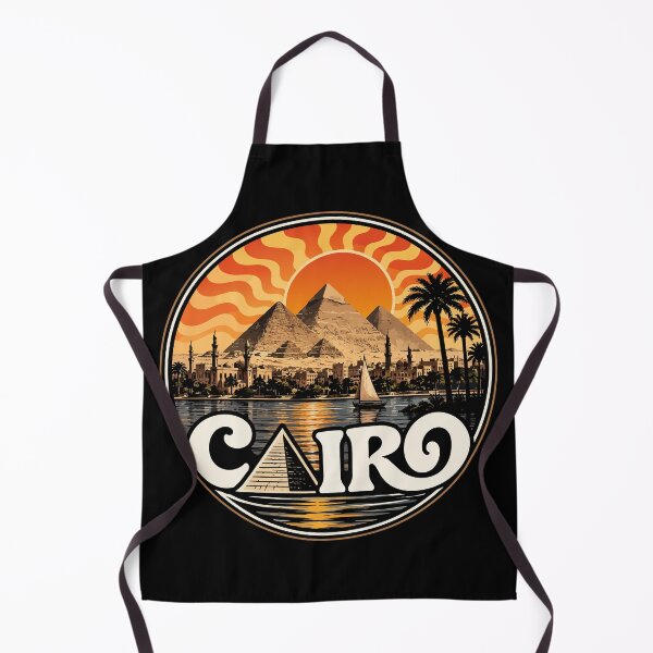 Item preview, Cairo Egypt Piramids Trippy Art Travel Vintage designed and sold by TomFrontierArt.