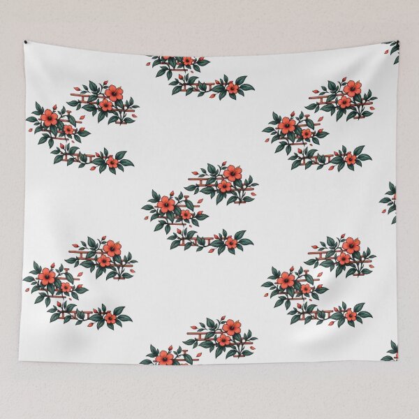 Item preview, Hibiscus Garden – Tropical Floral designed and sold by TATOXIDE.