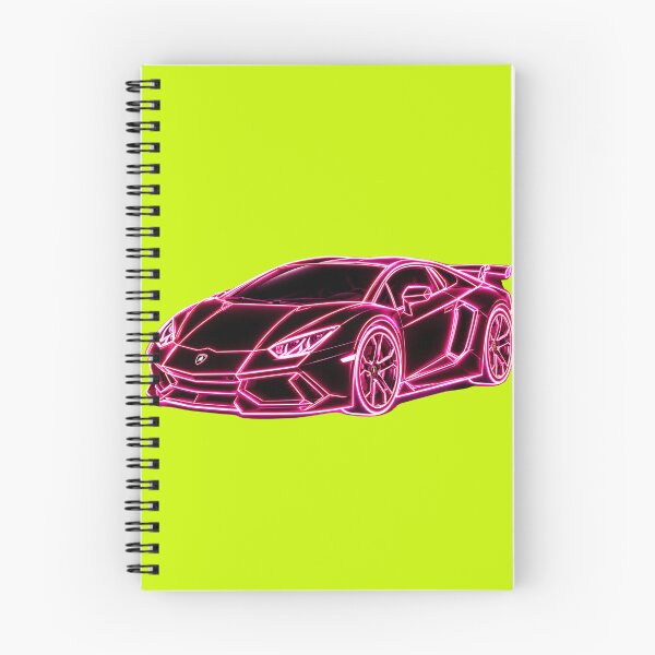 Item preview, Neon Pink Supercar Line Art designed and sold by MagicCrystal.