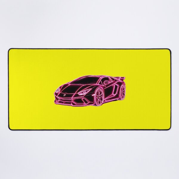 Item preview, Neon Pink Supercar Line Art designed and sold by MagicCrystal.