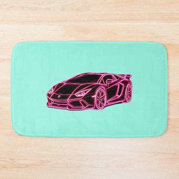 Item preview, Neon Pink Supercar Line Art designed and sold by MagicCrystal.