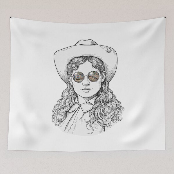 Item preview, Annie Oakley Shattered Targets Shades Reflection designed and sold by Bad-Decisions-Designs.
