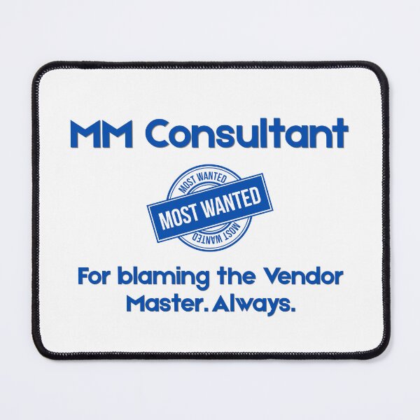 Item preview, MM Consultant Most Wanted - Funny SAP Gift designed and sold by HypercareClub.