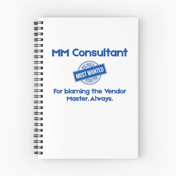 Item preview, MM Consultant Most Wanted - Funny SAP Gift designed and sold by HypercareClub.