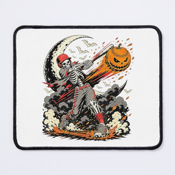 Item preview, Baseball Skeleton Halloween T-Shirt | Men & Boys Spooky Sports Tee designed and sold by tshirtsmk.
