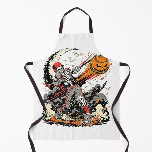 Item preview, Baseball Skeleton Halloween T-Shirt | Men & Boys Spooky Sports Tee designed and sold by tshirtsmk.
