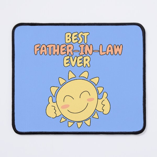 Item preview, BEST FATHER-IN-LAW EVER Cute Sun Pastel Blue designed and sold by HugSomeNettles.