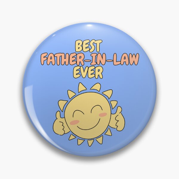Item preview, BEST FATHER-IN-LAW EVER Cute Sun Pastel Blue designed and sold by HugSomeNettles.