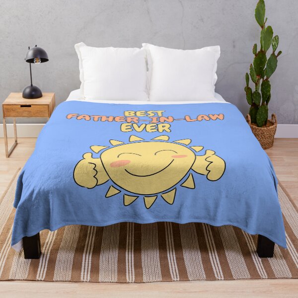 Item preview, BEST FATHER-IN-LAW EVER Cute Sun Pastel Blue designed and sold by HugSomeNettles.