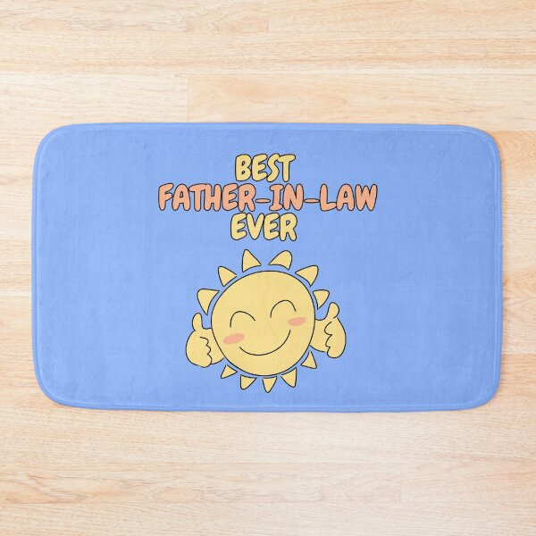Item preview, BEST FATHER-IN-LAW EVER Cute Sun Pastel Blue designed and sold by HugSomeNettles.
