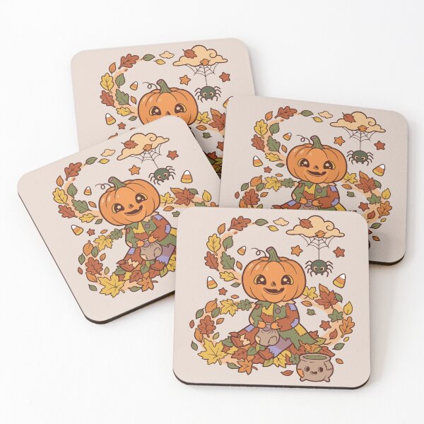 Item preview, Cute Pumpkin Scarecrow Chibi designed and sold by JEMAR Designs.