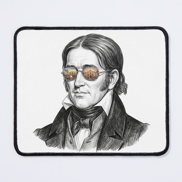 Item preview, Davy Crockett Alamo Battle Shades Reflection designed and sold by Bad-Decisions-Designs.