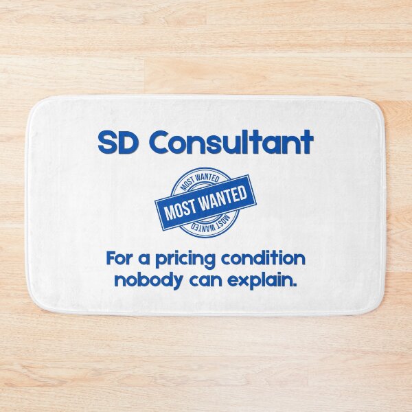 Item preview, SD Consultant Most Wanted - Funny SAP Gift designed and sold by HypercareClub.