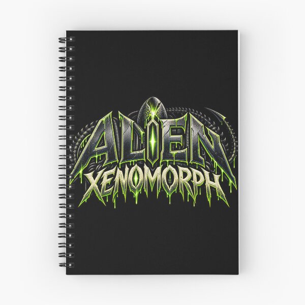 Item preview, Alien Xenomorph Horror Sci Fi Logo designed and sold by Pandaburba.