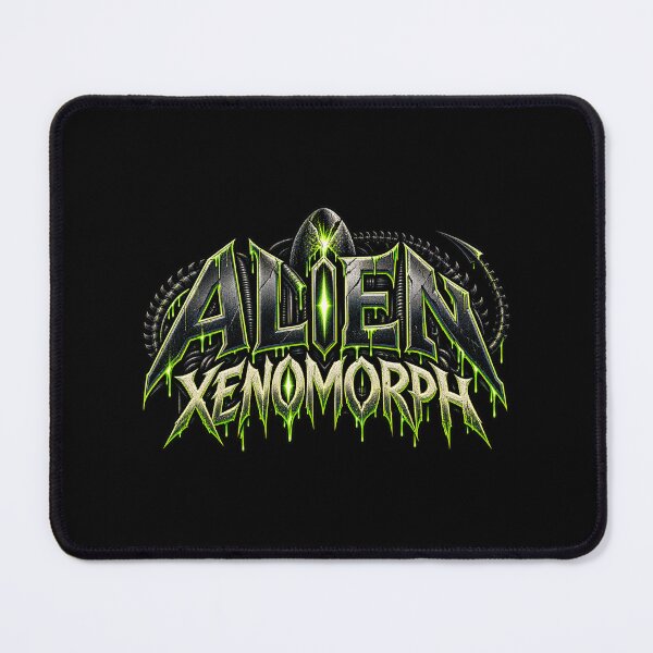 Item preview, Alien Xenomorph Horror Sci Fi Logo designed and sold by Pandaburba.