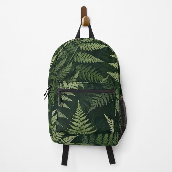 Item preview, Vintage Botanical Fern Leaves Dark Green Line Art designed and sold by Sybille-Yates.