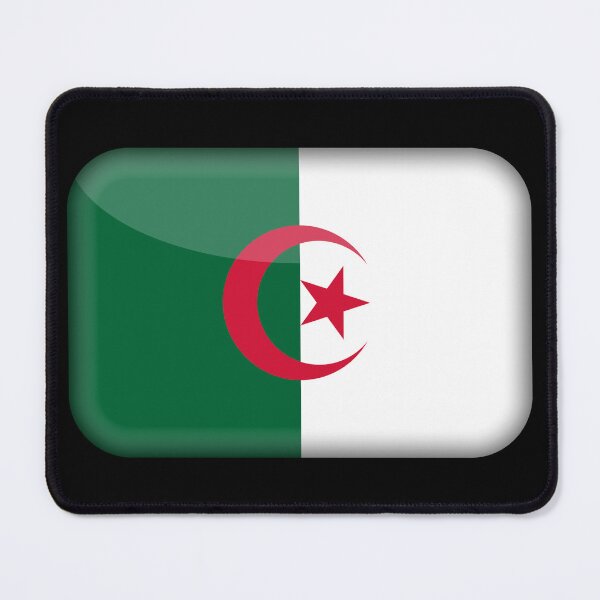Item preview, Algerian 3D Flag Algeria Pride Design designed and sold by yazdogs.