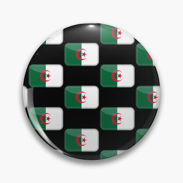 Item preview, Algerian 3D Flag Algeria Pride Design designed and sold by yazdogs.