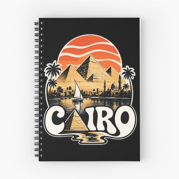 Item preview, Cairo Egypt Piramids Trippy Travel Retro designed and sold by TomFrontierArt.