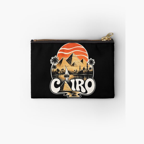 Item preview, Cairo Egypt Piramids Trippy Travel Retro designed and sold by TomFrontierArt.
