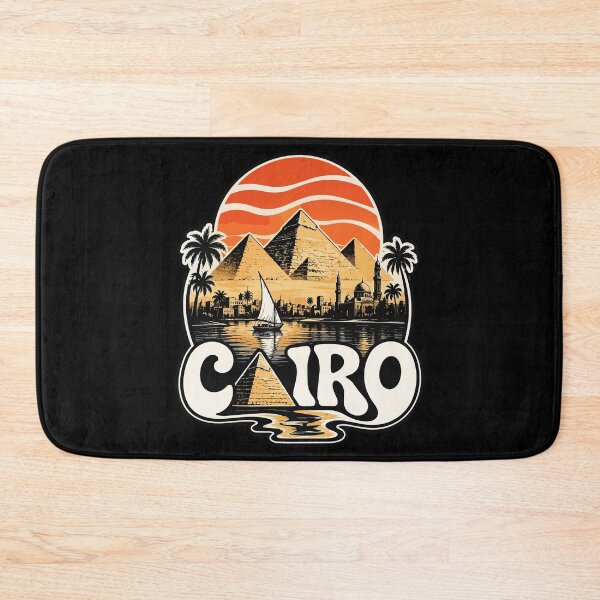 Item preview, Cairo Egypt Piramids Trippy Travel Retro designed and sold by TomFrontierArt.