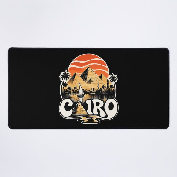 Item preview, Cairo Egypt Piramids Trippy Travel Retro designed and sold by TomFrontierArt.