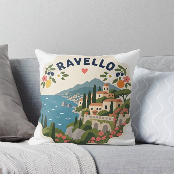 Item preview, Ravello Italy Travel Souvenir Modern Folk Art designed and sold by VisualArtsOasis.