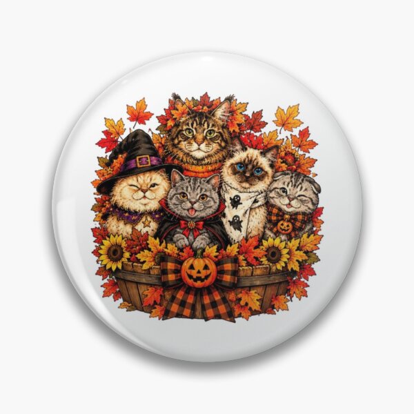 Item preview, Spooky Halloween cats  designed and sold by JonysCreativeDesigns.