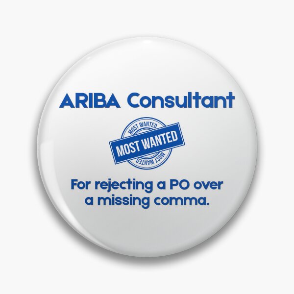 Item preview, Ariba Consultant Most Wanted - Funny SAP Gift designed and sold by HypercareClub.